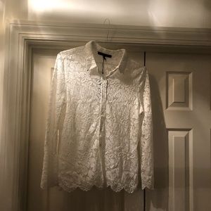 NWT BCBG MAXAZRIA Lace Blouse